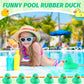 Honoson 6.89 Inch Giant Rubber Duck Big Rubber Duck Large Duckling Bath Toy with Squeaky Sound for Summer Baby Shower Birthday P