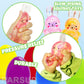 PARSUP 12PCS Easter Marble Eggs with Fidget Bunny for Easter Theme Party Favors, Supplies for Easter Egg Hunt, Basket Stuffers/F
