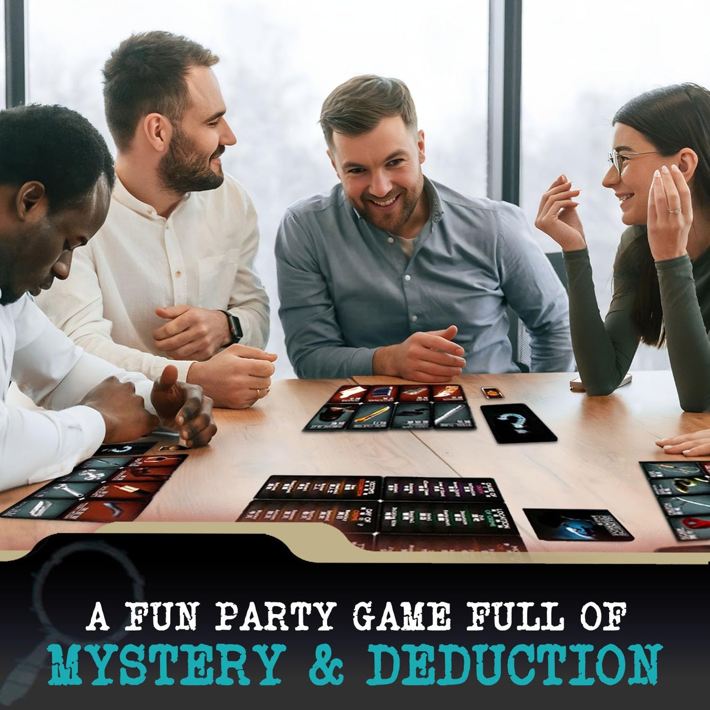 Grey Fox Games Deception: Murder in Hong Kong Board Game, Multi-Colored, Model GFG96761, Cardboard