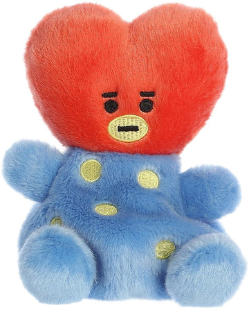 Aurora® Lovable Bt21 Palm Pals™ Tata Stuffed Animal - Collectible Fun - Delightful Cuteness - Red 5 Inches