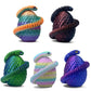 5PCS 3D Printed Snake Eggs 3D Printed Snake 3D Printed Snake Toys Set Easter Eggs Articulated Snake Easter Basket Stuffers Myste