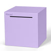 Hicocool Piggy Bank For Adults Must Break To Open, Stainless Steel Money Saving Box (Purple, Palm Size)