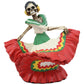 Ebros Dia De Los Muertos Danza De Dama Day Of The Dead Red Matador Lady Skeleton Dancer Statue 5.25' High Sugar Skull Vivas Calacas Decor Figurine For Halloween Prop Gothic Collectible