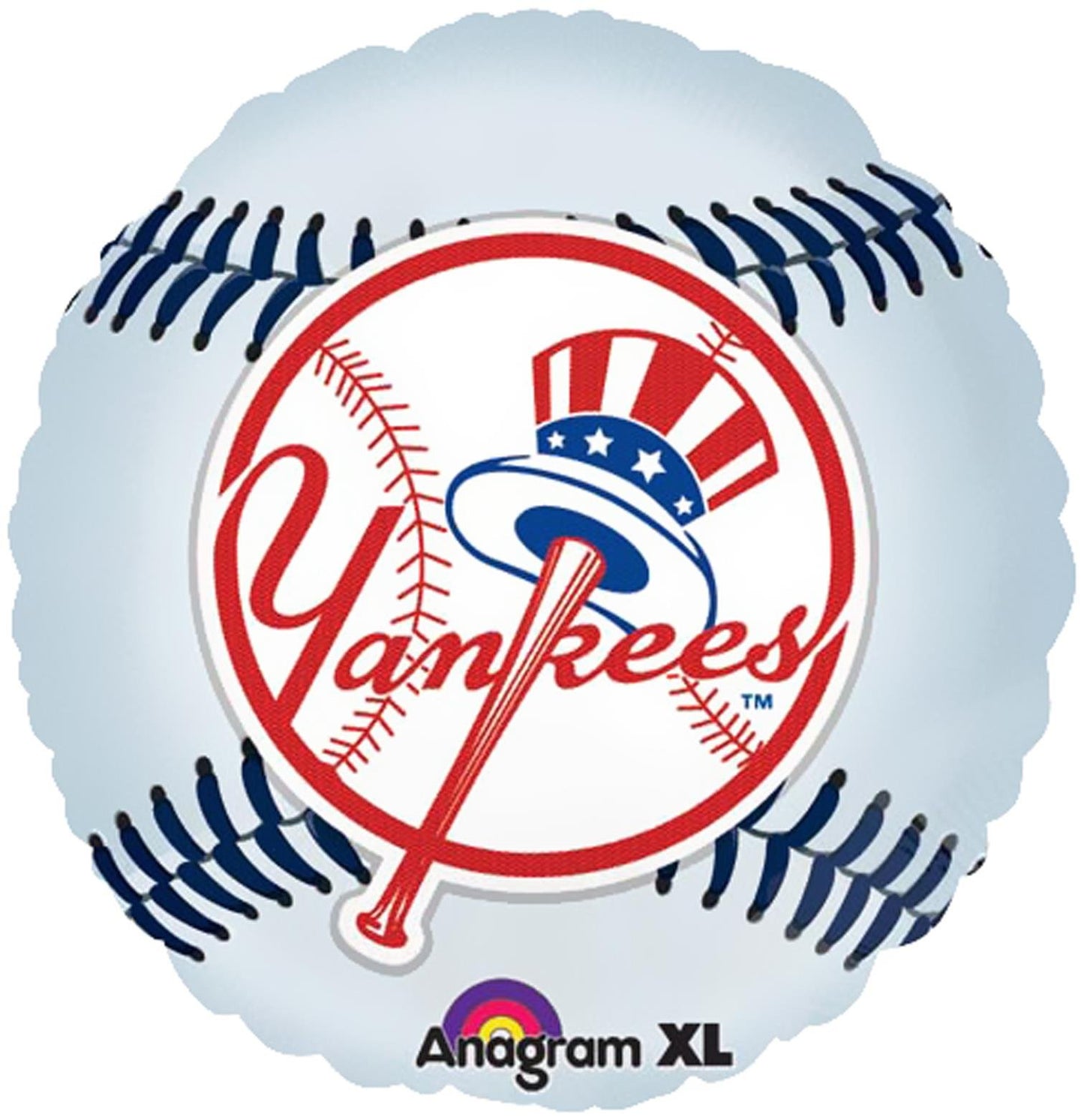 Anagram International Hx New York Yankees Party Balloon, Standard, Multicolor