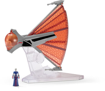Star Wars Micro Galaxy Squadron Light protective covering Class ASAJJ VENTRESSS GINIVEX Starfighter - 3-Inch Vehicle with 1-Inch Asajj Ventress Micro Figure