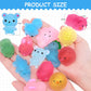 Pokonboy 30 Pcs Squishies Mochi Toys, Mini Kawaii Squishy Crystal Animals Squeeze Stress Relief Toys Easter Basket Stuffers Christmas Birthday For Kids