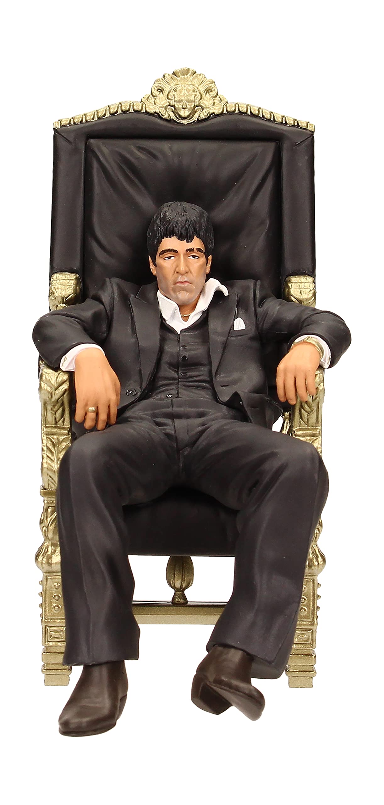 SD TOYS Scarface Tony Montana Throne Figure, 7" Multicolor PVC Model SDTUNI27515