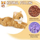Cuckool Orange Tabby Cat Stuffed Animals, Microwavable Stuffed Animals Heating Pad For Cramps, Pain Stress Relief, Heatable Cool