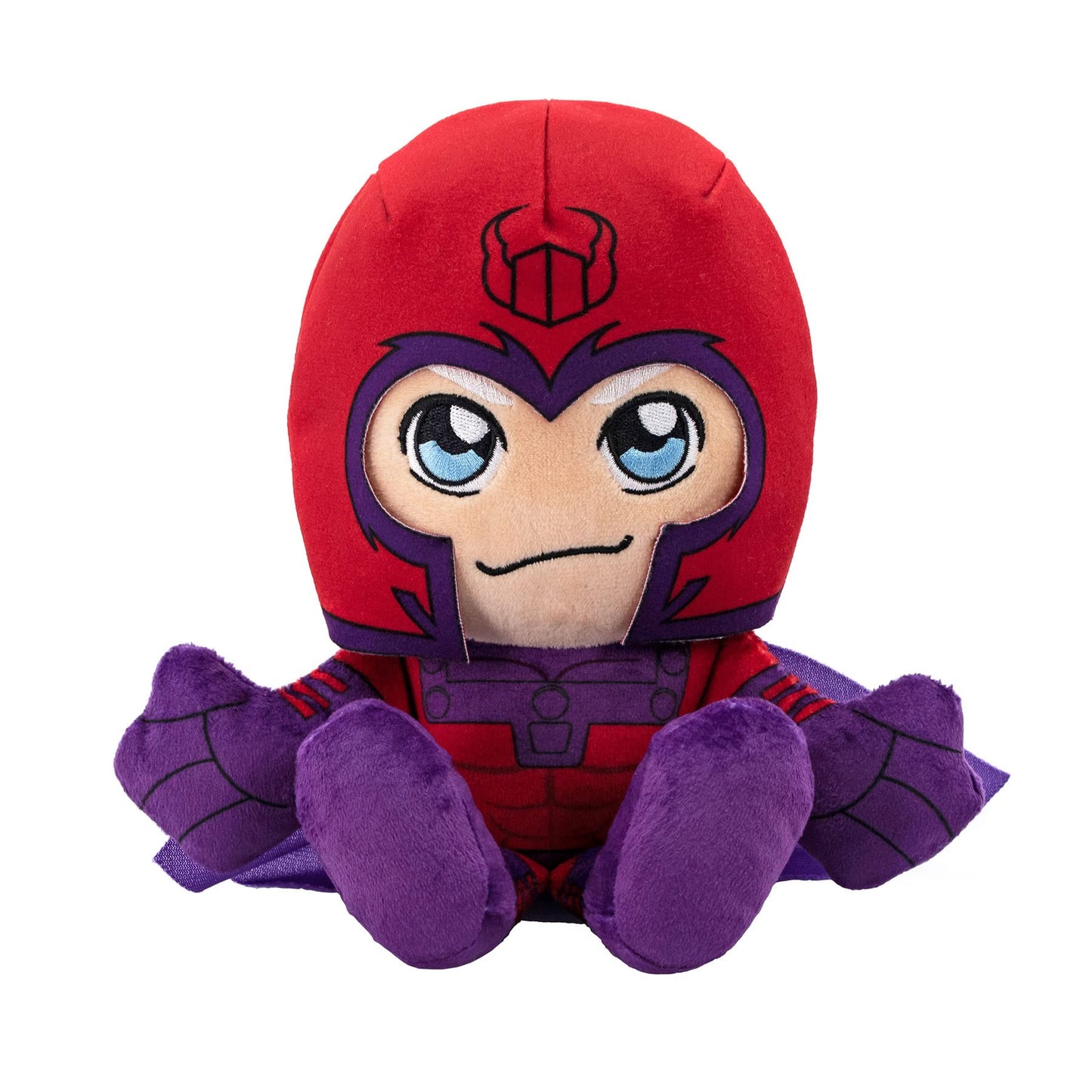 Bleacher Creatures Marvel Magneto 8" Plush Toy - Soft Chibi Inspired, Crystal Velboa Polyester, Ideal for Collectors and Fans