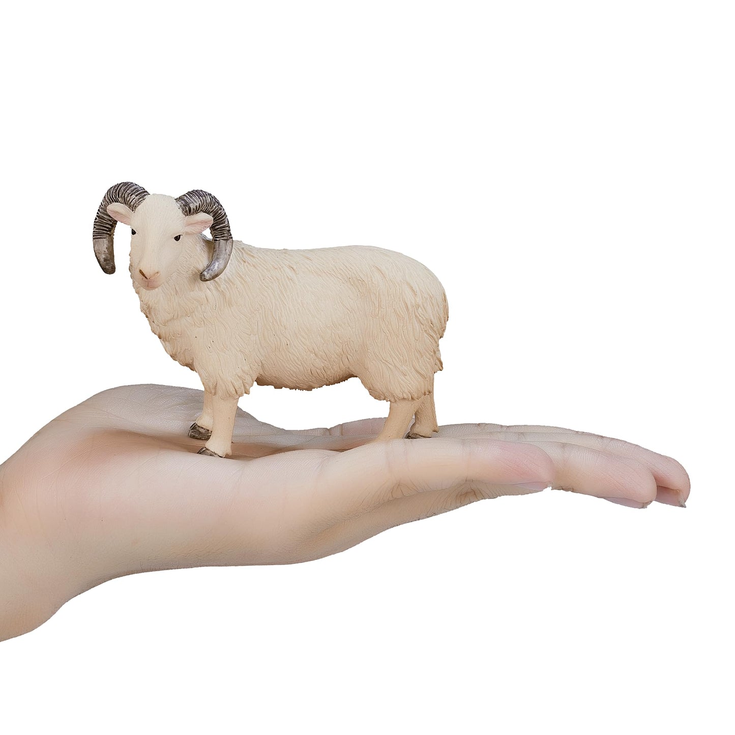 Mojo Sheep Ram Realistic Farm Animal Hand Painted Toy Figurine
