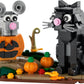 Lego Halloween Cat & Mouse 40570 Building Kit, Whimsical Halloween Décor With Adorable Cat, Mouse, And Pumpkin Toys, Halloween Toy
