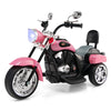 Dortala Kids Motorcycle, 6V Battery Powered Ride-On Chopper Motorcycle Trike With Horn, Headlights, Forward/Reverse Switch, 3 Wheels Electric Motorcycle For Kids, Gift For Boys Girls (Pink)