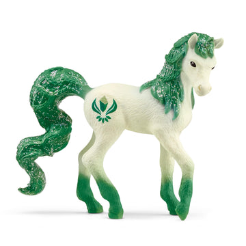 Schleich Bayala, Unicorn Toys For Girls And Boys, Collectible Unicorn 2023 Gemstone Series, Emerald