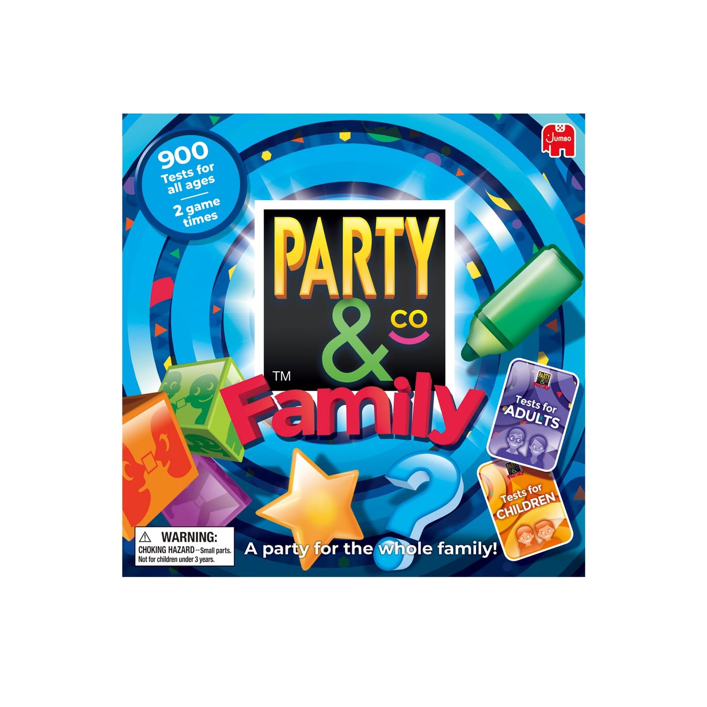 Party & Co. Family - The Fun Packed Multi Challenge Multi Player Family Game, +8Yrs