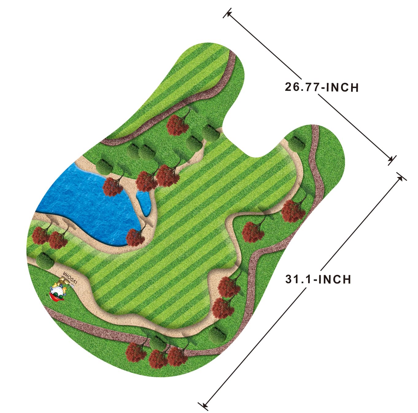 GOODLYSPORTS Toilet Golf  Mini Golf Game - Gag Gifts Funny mature-themed - Dad Gifts from Daughter  Funny Gifts for Men  mature-themeds  Boyfriend  Golfers  Birthday  Christmas - White Elephant Gifts for mature-themeds