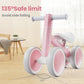 Baby Balance Bike For 1 Year Old Boys Girls Colorful Lighting 10-24 Months Push Toddler Toys Bicycle,4 Wheels First Bike For Kid