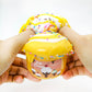 Cherry & Cream Ice-Cream Cake (7oz) - Butter Textured Slime - Handmade Slime - ASMR Slime-White/Yellow