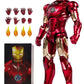 Ovonni 7 Inch Ironman Mk3 Collectible Action Figure Exquisite Painting 20 Joints Movable Model (1/10 Scale)