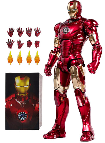 Ovonni 7 Inch Ironman Mk3 Collectible Action Figure Exquisite Painting 20 Joints Movable Model (1/10 Scale)