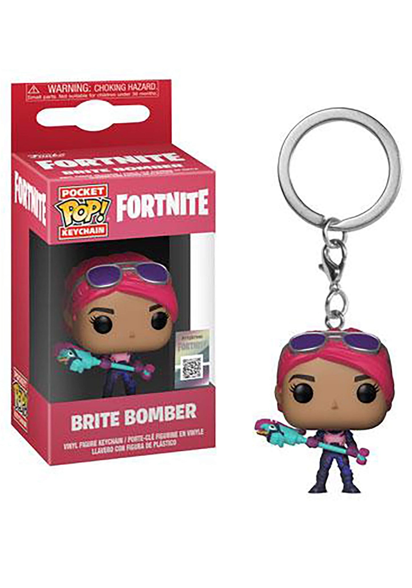 Funko 36969 Pop! Keychain: Fortnitebrite Bomber, Multicolor