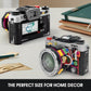 Vziimo Retro Camera Mini Building Set For Adults, Black Classic Vintage Camera Model, Creative Gifts Toys For Boys Girls 8-12 (556 Pcs)