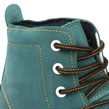 XUDREZ Cowhide Roller Skates for Women and Men High-Top Shoes Double-Row Design Adjustable Classic enhanced Roller Skates (Blue Flash Wheel 5)