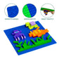 Pairez Toys Classic Base Plates For Building, 10' X10” Baseplates Multipack, Compatible With All Major Brands, 8 Pack, Building Brick Plates For Tables, Mats (Green & Blue)