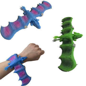 RAYCHY 3PCS Dinosaur Slap Bracelets for Kids Party Favors, Dinosaur Theme Goodie Bag Stuffers for Boys&Girls Birthday Party Gift