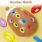 Iplay, Ilearn Fine Motor Toys For Toddlers 1-3, Baby Hedgehog Montessorri Learning Set, Educational Counting Sorter Toy, Development Infant Gifts 9 12 18 Month 1 2 3 Year Old Boys Girls Kids Babies
