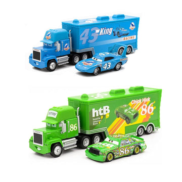 Movie Car 1:55 Diecast Vehicles Diecast Vehicle Toys Set for Boy Gifts (2PCS)