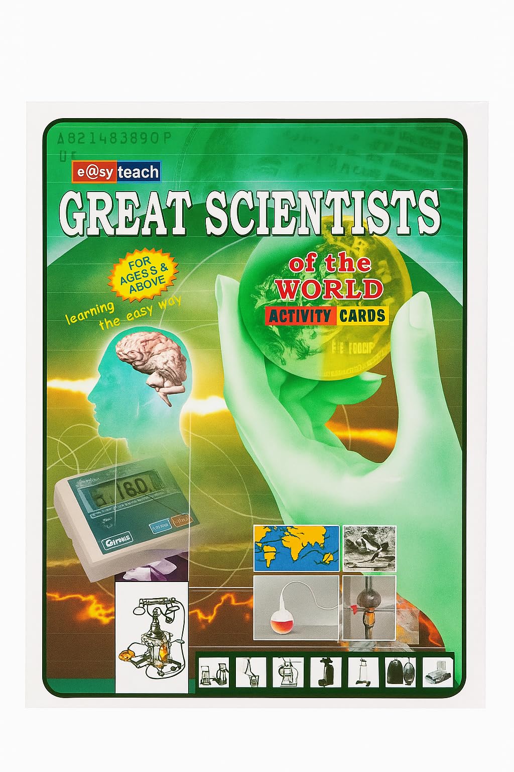 Pmw  Great Scientists Of The World  English Activity Flash Cards Multicolor