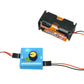 Barnabas Robotics Servo Motor Tester Kit - 180° 9g Servo Motor, RC Tester Controller, 6V Battery Holder, Black, Model KIT-3-4