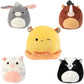 Squishmallows 5'' Donkey, Goat, Horse, Pig & 10'' Octopus 5-Squish Value Pack - One Jumbo & Four Mini Plush For Less - Collectib
