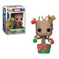 Funko Pop Marvel Holiday Groot Collectible Figure, Standard Size, Multicolor, Model 33982, Resin Material