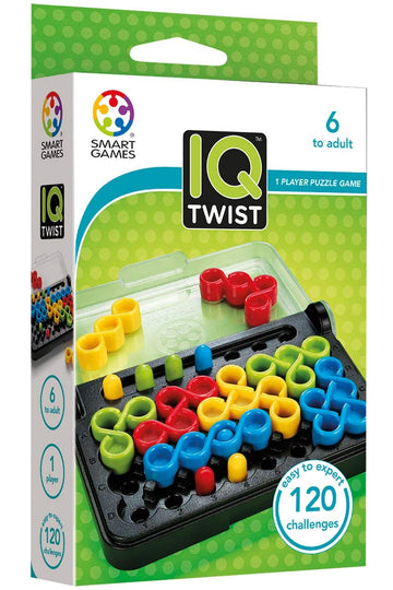 Smartgames Iq Twist, A Travel Game For Kids And Adults, A Cognitive Skill-Building Brain Game - Brain Teaser For Ages 6 & Up, 12