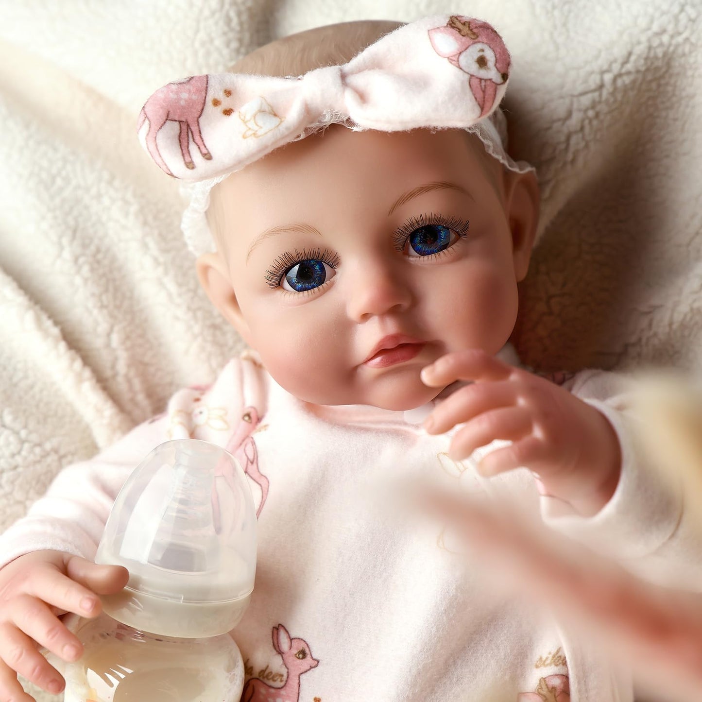 BABESIDE Lifelike Reborn Baby Doll  20 Inch Soft Body Realistic Baby Dolls Girl Newborn Cut Real Life Toys with Gift Box for Age 3+ Role Play Collection