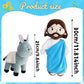 Yelakey Jesus Rides A Donkey Plush Doll Guardian Angel Stuffed Animal Christ Savior Christian Religious Classic Religious God Pl