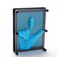 Sharkwill 3D Pin Art Sensory Toy Needles Intellectual Fun Toy Plastic Pin Art Palm Board Large (Lightblue-6 X 8 Inches)