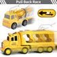 Bennol Toddler Boy Toys For 1 2 3 4 5 Year Old Boys, Toddler Car Trucks Toys For Toddler Boys Ages 1-3 3-5, 5 In 1 Construction