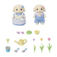 Calico Critters Blossom Gardening Set - Features Flora Rabbit Sister & Brother - Plant, Water, & Bloom With Your Adorable Critte
