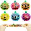 6 Pcs Pumpkin Stress Balls  Halloween Squishy Squeeze Balls Fidget Toys  Stress Relief Toys for mature-themed  Halloween Trick or Treat Goodie Bag Fillers  Party Favors Gifts