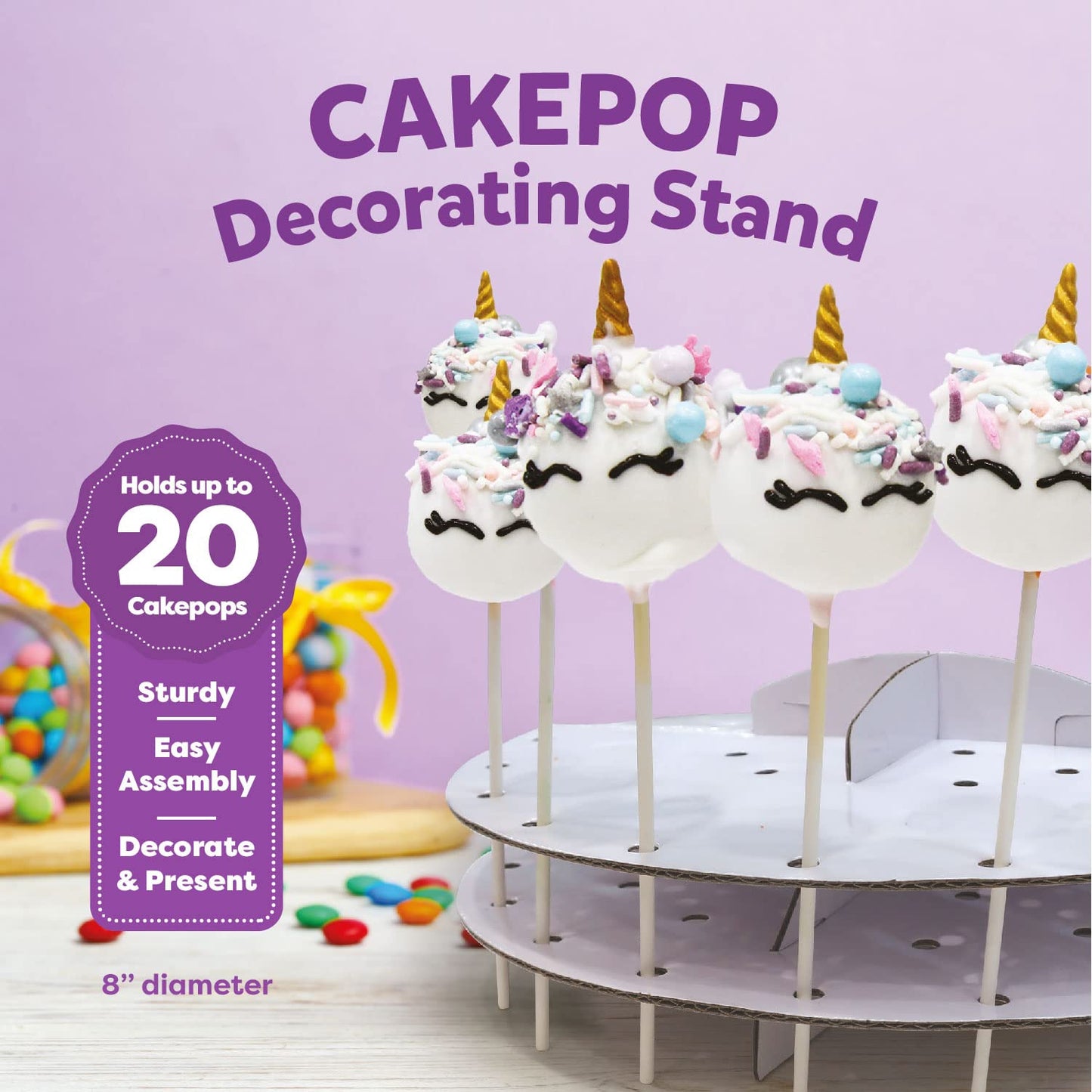 Unicorn Cake Pop Kit DIY Kit for Kids, with Pre-Measured Ingredients Best Unicorns Gifts for Girls, Unicorn Birthday Party Bakin