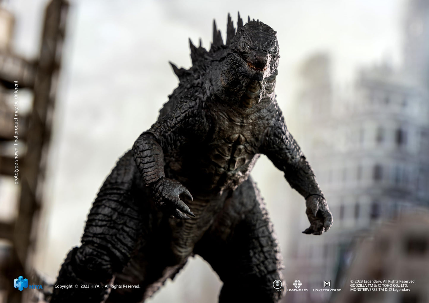 Hiya Toys Godzilla Exquisite Basic Action Figure, 7 inches, Multicolor, Model EBG0080, Non-Scale, 2014 Edition