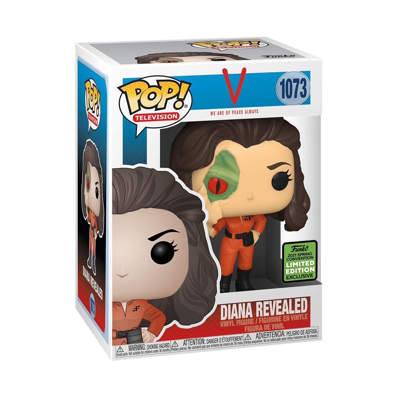 Funko V - Diana With Lizard Face Eccc 2021 Spring Convention Exclusive Pop! Vinyl