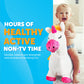 WADDLE Bouncy Hopper Inflatable Animal Hopping Plush  Indoor and Outdoor Toy for Toddlers and Kids  Pump Included  Boys and Girls Ages 2 Years and Up (Unicorn)