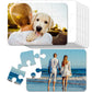 8 Sets Blank White Jigsaw Puzzles Rectangle Sublimation Puzzles Blank Puzzles DIY Custom Puzzle for Heat Press Thermal Transfer 
