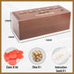 Extguds Wooden Penny Game With 50 Coins,Penny Game Wood Box And 1 Dice For 2-6 Players,A Fun Board Game To Interact With Family And Friends