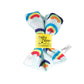 Baby Paper Crinkle Teether and Sensory Toy | Non-Toxic, Washable | Multicolor, Small | Great Baby Shower Gift
