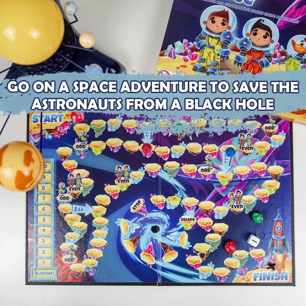 Sums In Space - Addition And Subtraction Games - Kindergarten And First Grade Educational Math Games For Kids 5-7