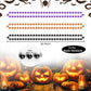ZZYFGH 12 PCS 33'' 7mm Halloween Bead Necklace Bulk, Purple Black Orange Bead Party Favors,Halloween Toy Necklaces Accessories f